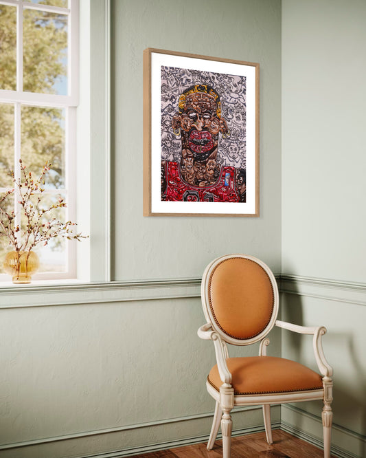 #44 RODMAN Eftirprent